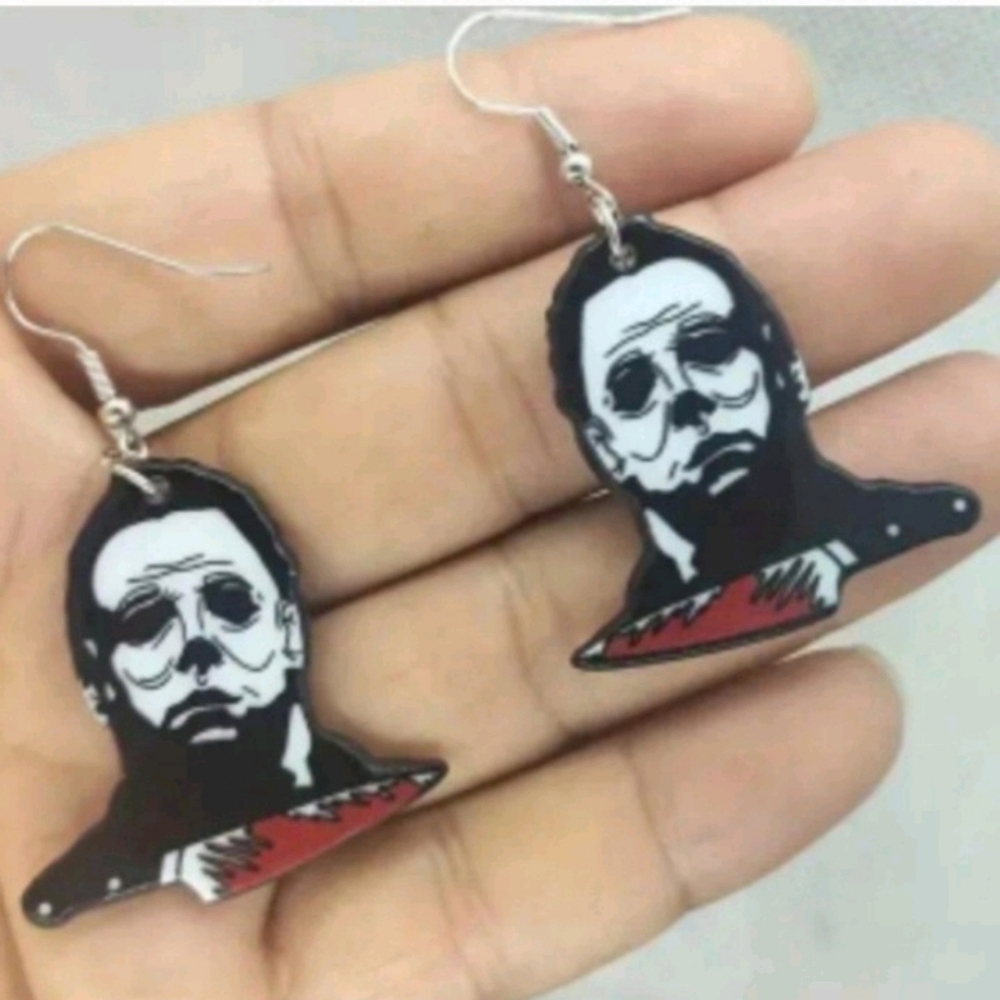 Horror Movie Michael Myers Halloween Earrings